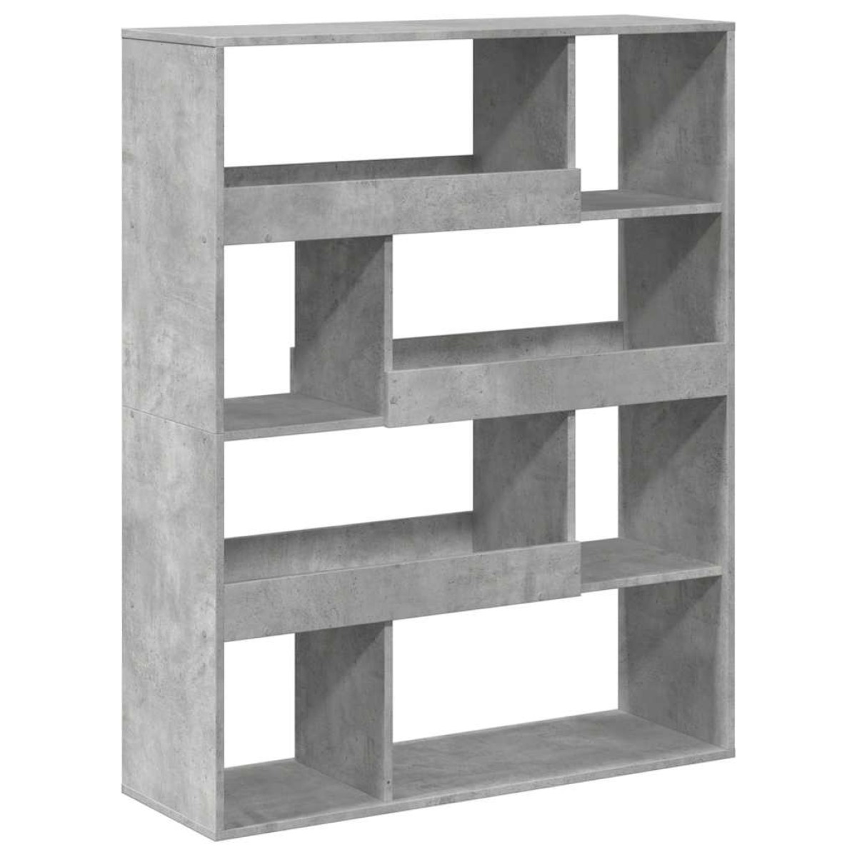 vidaXL Βιβλιοθήκη/Διαχωριστικό Χώρου Γκρι 100x33x125,5 εκ. Επεξ. Ξύλο