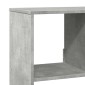 vidaXL Βιβλιοθήκη/Διαχωριστικό Χώρου Γκρι 100x33x125,5 εκ. Επεξ. Ξύλο