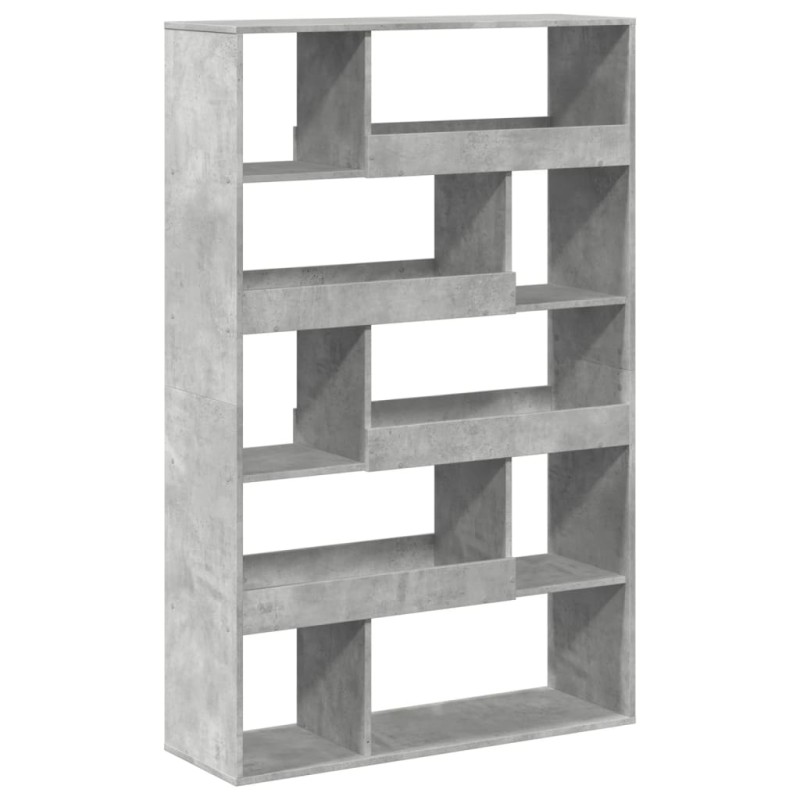 vidaXL Βιβλιοθήκη/Διαχωριστικό Χώρου Γκρι 100x33x156,5 εκ. Επεξ. Ξύλο