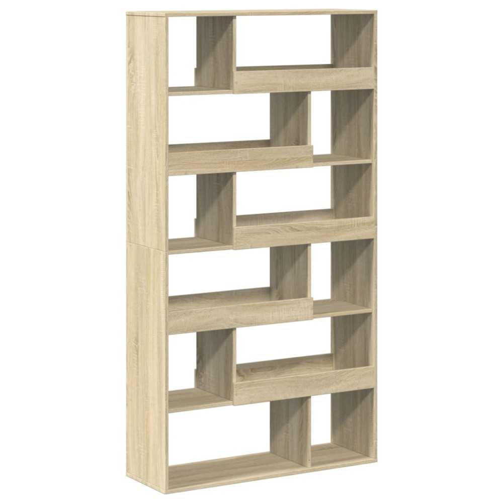 vidaXL Βιβλιοθήκη/Διαχωριστικό Χώρου Δρυς 100x33x187,5 εκ. Επεξ. Ξύλο