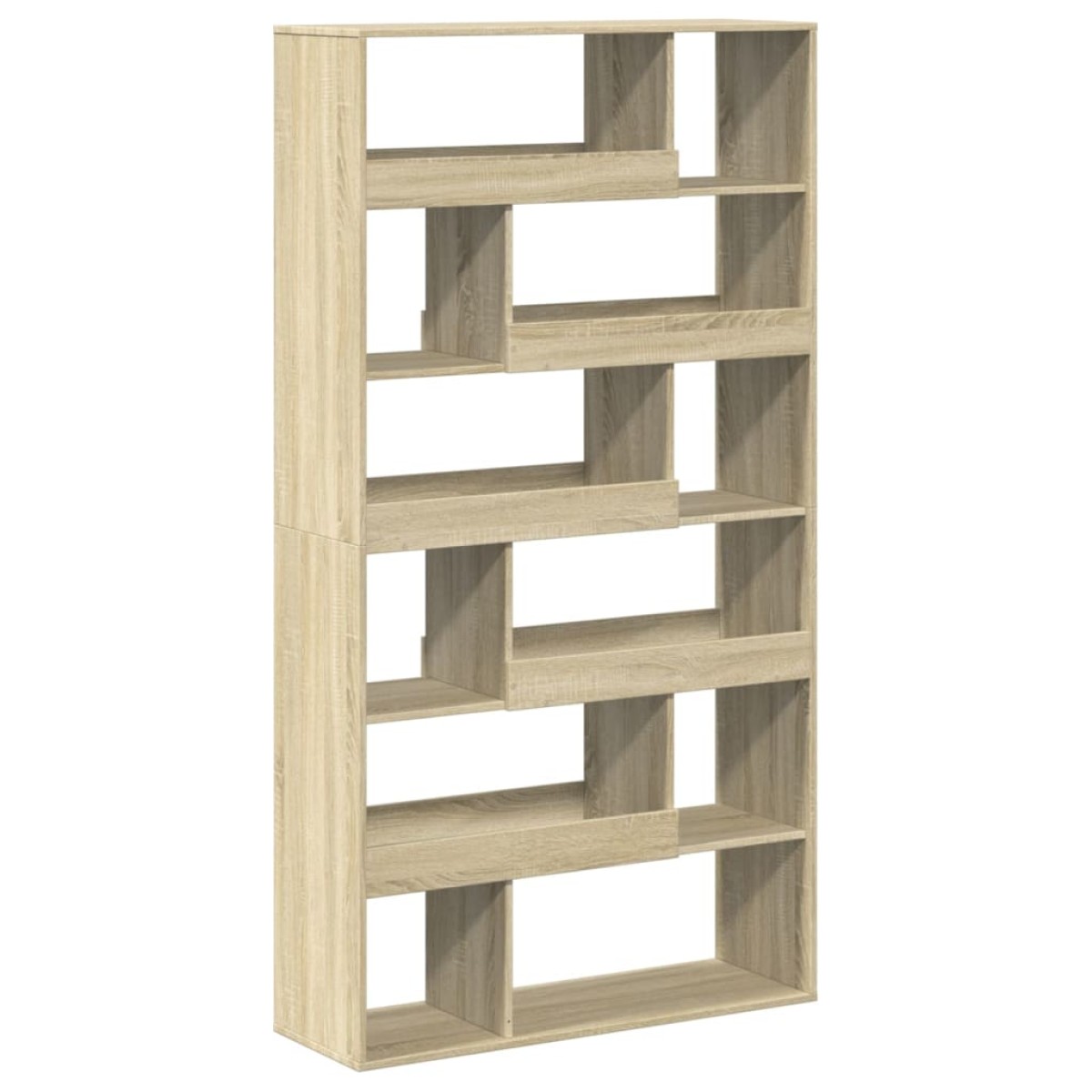 vidaXL Βιβλιοθήκη/Διαχωριστικό Χώρου Δρυς 100x33x187,5 εκ. Επεξ. Ξύλο
