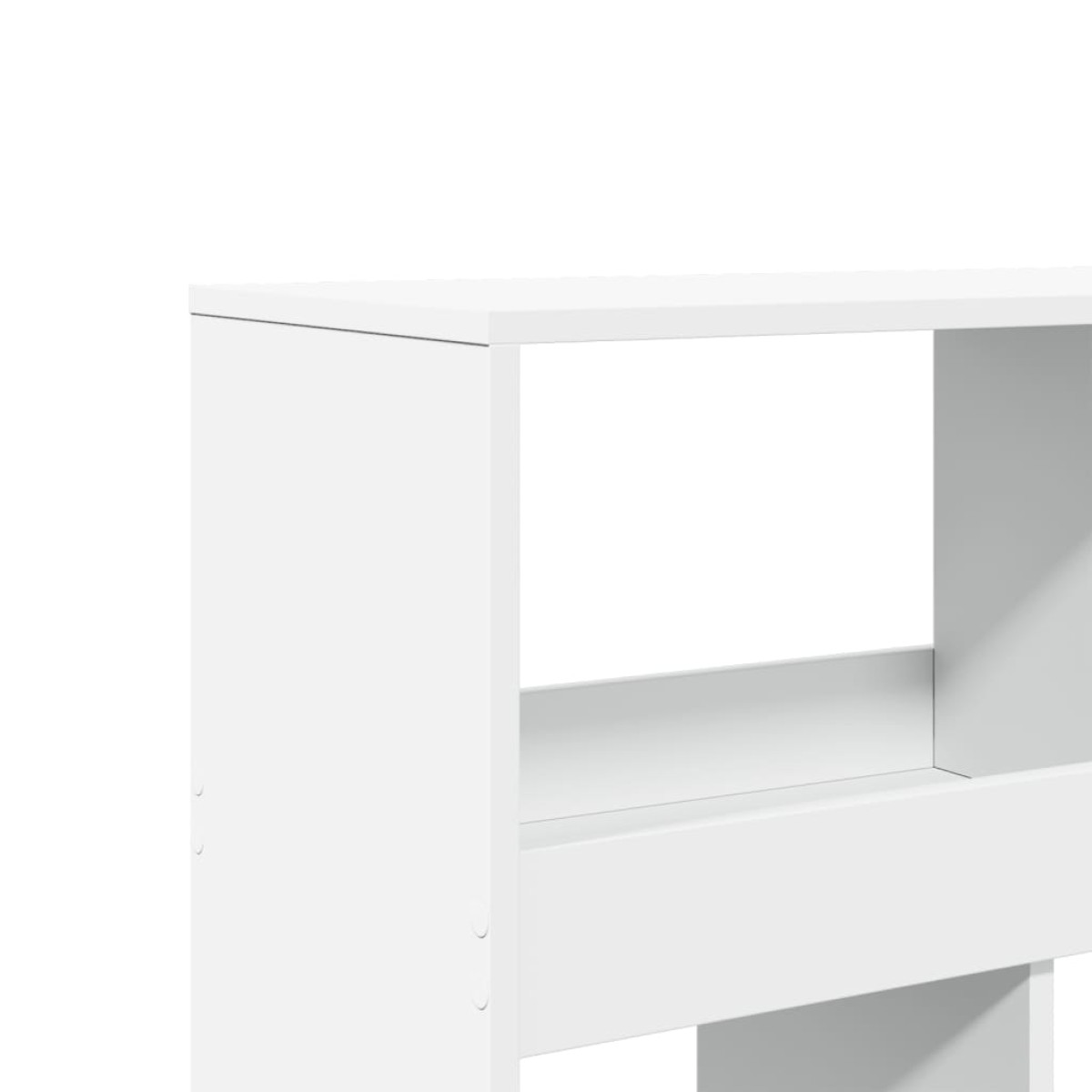 vidaXL Βιβλιοθήκη/Διαχωριστικό Χώρου Λευκό 100x33x125,5 εκ. Επεξ. Ξύλο