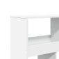 vidaXL Βιβλιοθήκη/Διαχωριστικό Χώρου Λευκό 100x33x125,5 εκ. Επεξ. Ξύλο