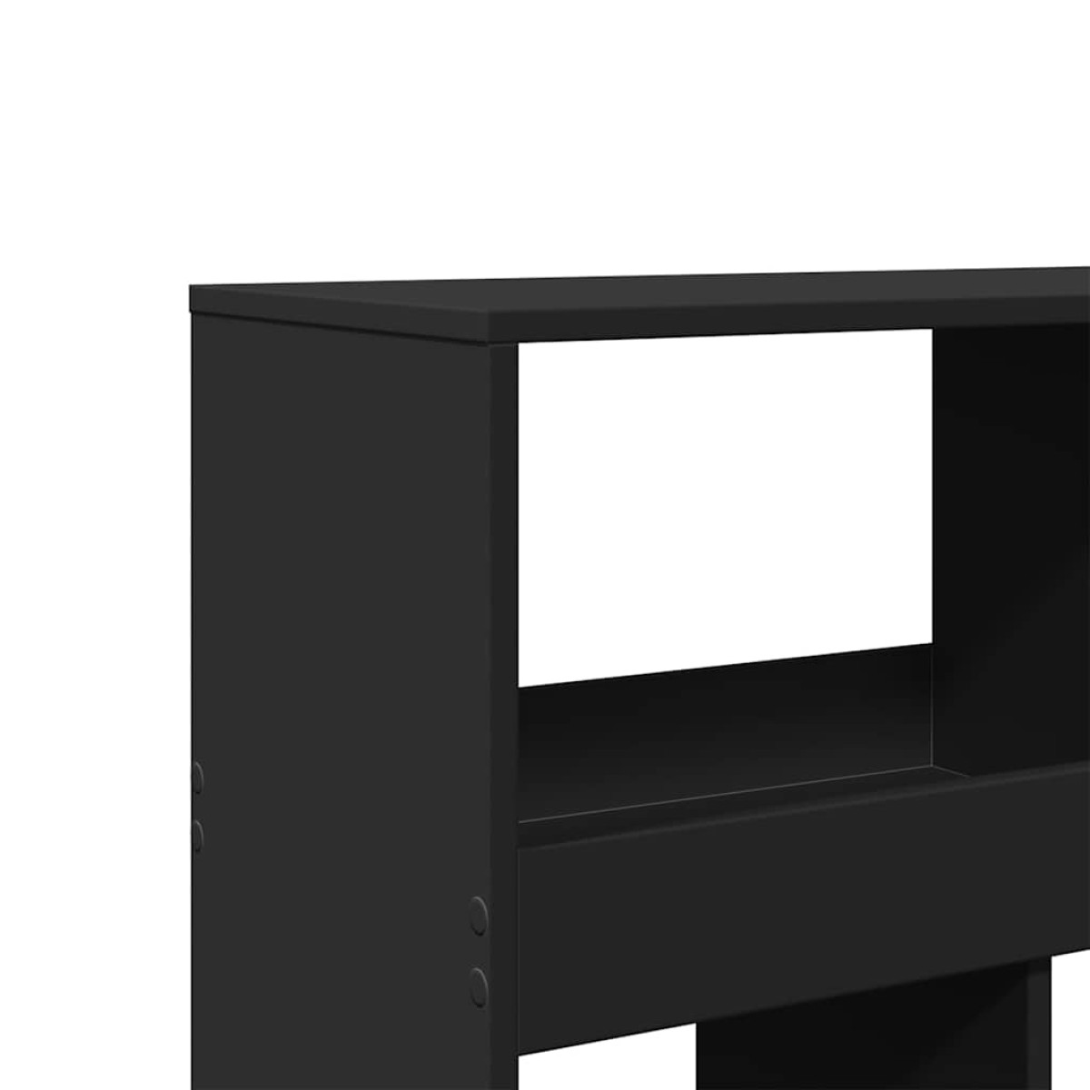 vidaXL Βιβλιοθήκη/Διαχωριστικό Χώρου Μαύρη 100x33x125,5 εκ. Επεξ. Ξύλο