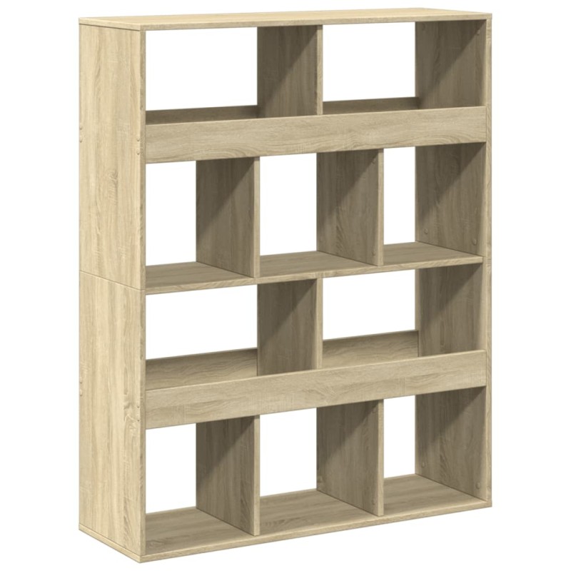vidaXL Βιβλιοθήκη/Διαχωριστικό Χώρου Δρυς 100x33x125,5 εκ. Επεξ. Ξύλο