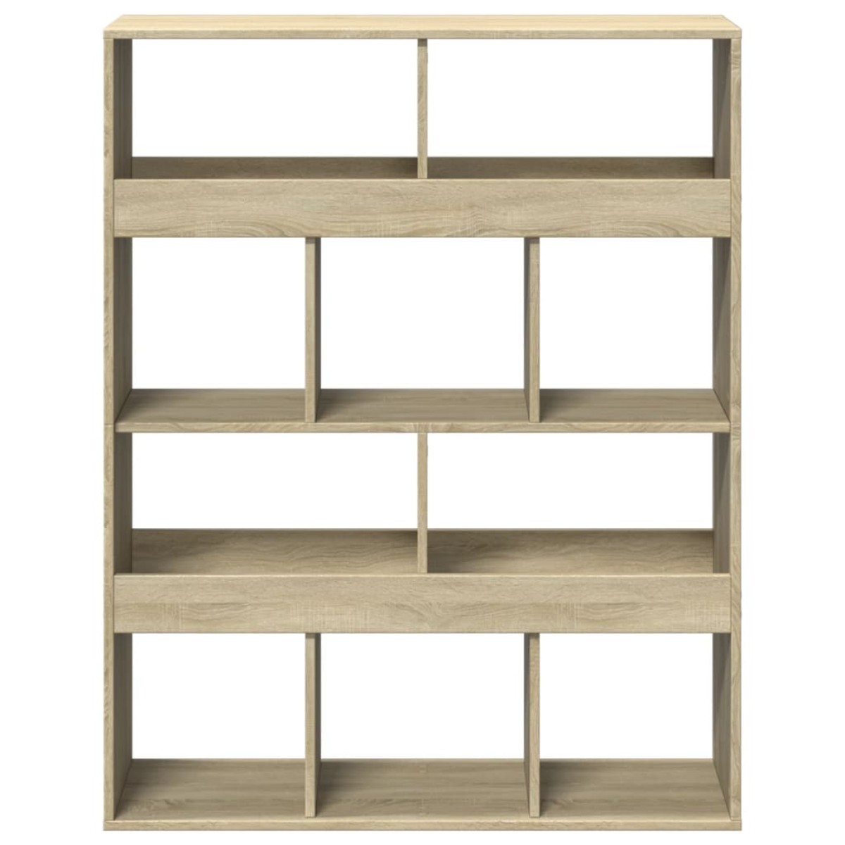 vidaXL Βιβλιοθήκη/Διαχωριστικό Χώρου Δρυς 100x33x125,5 εκ. Επεξ. Ξύλο