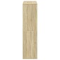 vidaXL Βιβλιοθήκη/Διαχωριστικό Χώρου Δρυς 100x33x125,5 εκ. Επεξ. Ξύλο