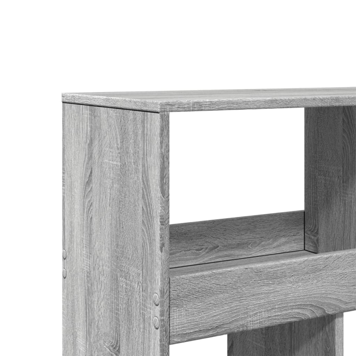 vidaXL Βιβλιοθήκη/Διαχωριστικό Χώρου Γκρι 100x33x125,5 εκ. Επεξ. Ξύλο
