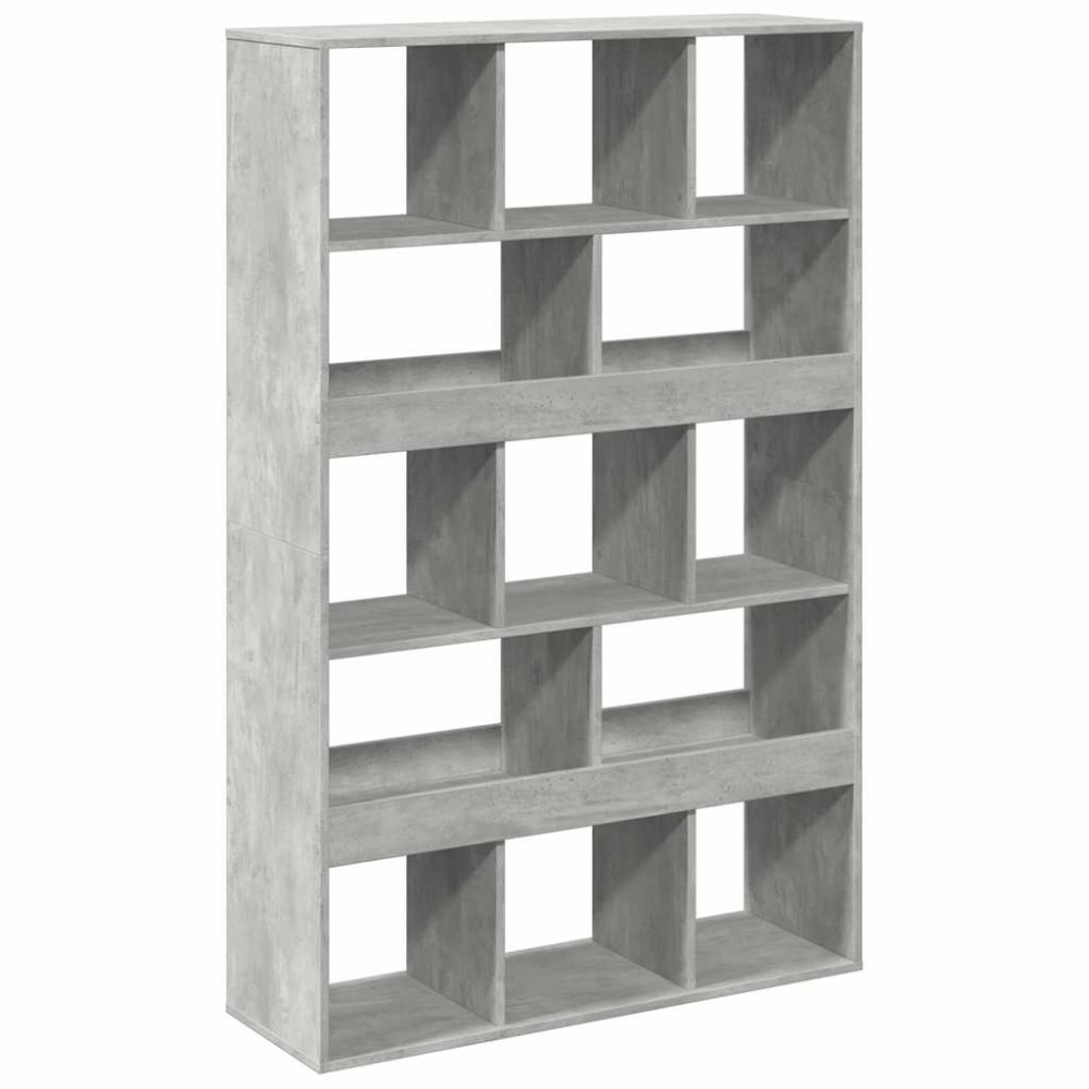 vidaXL Βιβλιοθήκη/Διαχωριστικό Χώρου Γκρι 100x33x156,5 εκ. Επεξ. Ξύλο