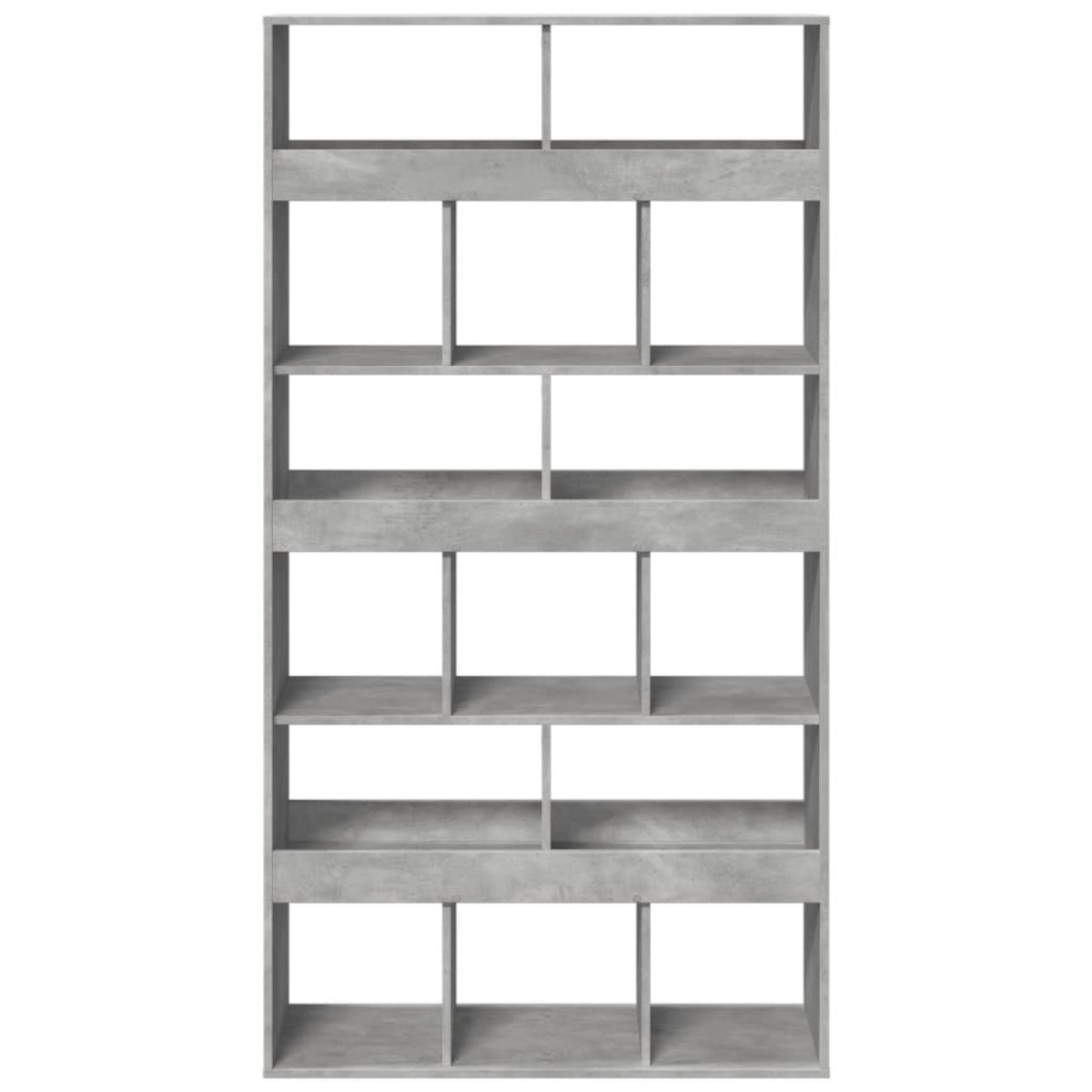 vidaXL Βιβλιοθήκη/Διαχωριστικό Χώρου Γκρι 100x33x187,5 εκ. Επεξ. Ξύλο