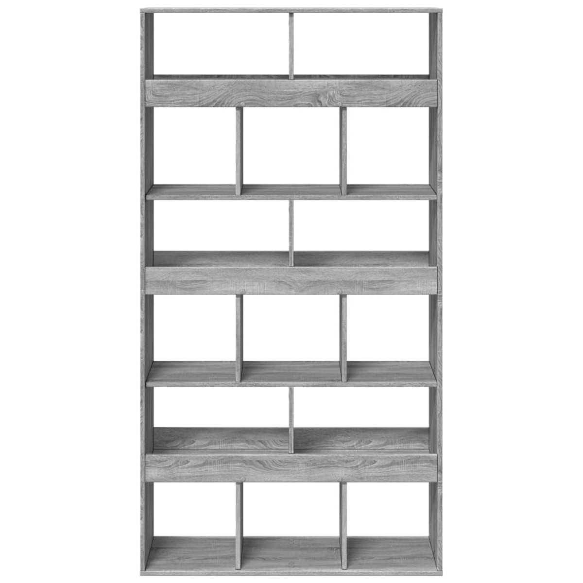 vidaXL Βιβλιοθήκη/Διαχωριστικό Χώρου Γκρι 100x33x187,5 εκ. Επεξ. Ξύλο