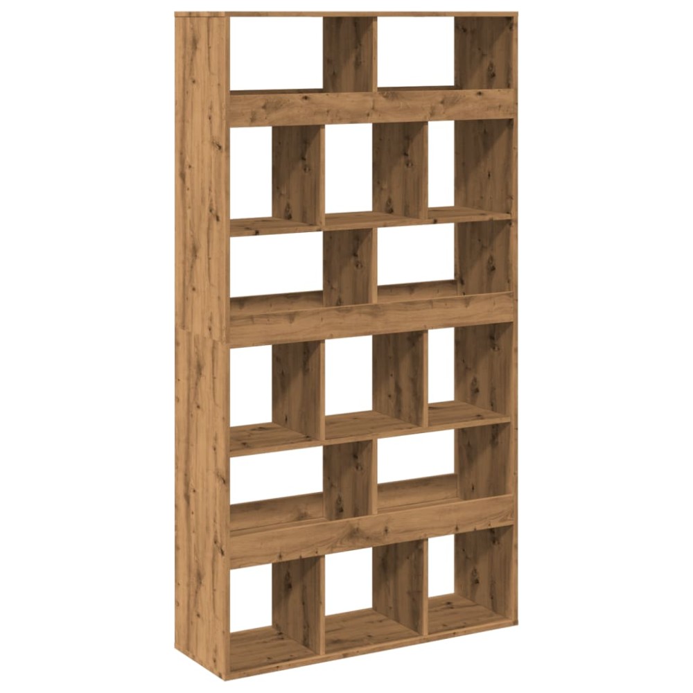 vidaXL Βιβλιοθήκη/Διαχωριστικό Χώρου Δρυς 100x33x187,5 εκ. Επεξ. Ξύλο