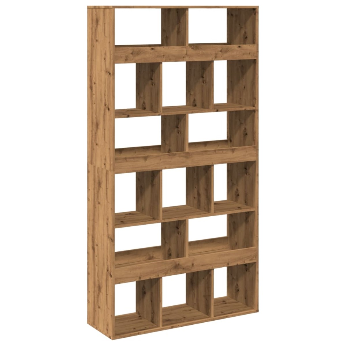 vidaXL Βιβλιοθήκη/Διαχωριστικό Χώρου Δρυς 100x33x187,5 εκ. Επεξ. Ξύλο