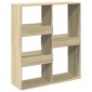 vidaXL Βιβλιοθήκη/Διαχωριστικό Χώρου Δρυς 100x33x115 εκ. Επεξ. Ξύλο