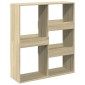 vidaXL Βιβλιοθήκη/Διαχωριστικό Χώρου Δρυς 100x33x115 εκ. Επεξ. Ξύλο