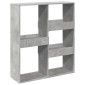 vidaXL Βιβλιοθήκη/Διαχωριστικό Χώρου Γκρι 100x33x115 εκ. Επεξ. Ξύλο