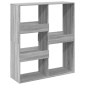 vidaXL Βιβλιοθήκη/Διαχωριστικό Χώρου Γκρι 100x33x115 εκ. Επεξ. Ξύλο