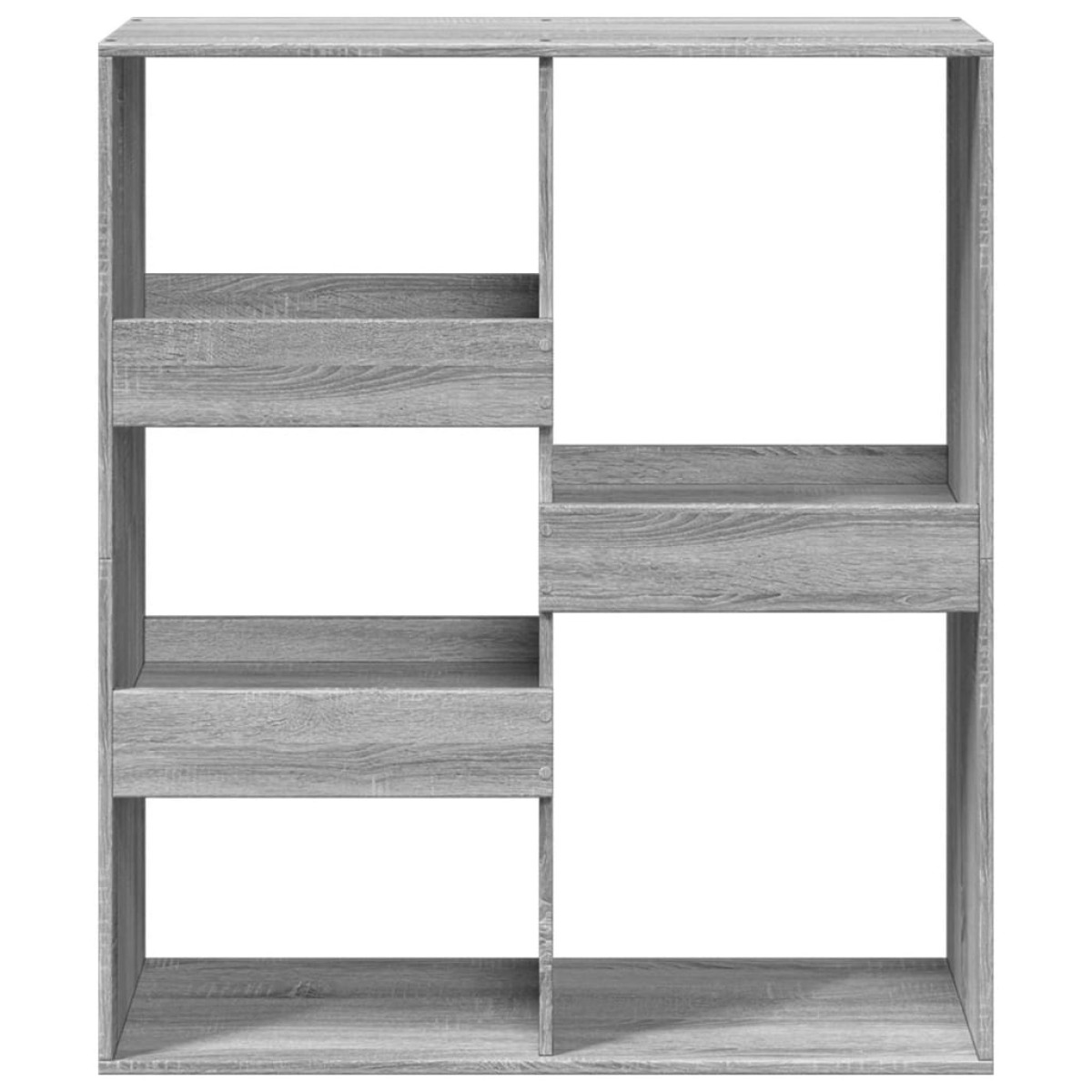 vidaXL Βιβλιοθήκη/Διαχωριστικό Χώρου Γκρι 100x33x115 εκ. Επεξ. Ξύλο