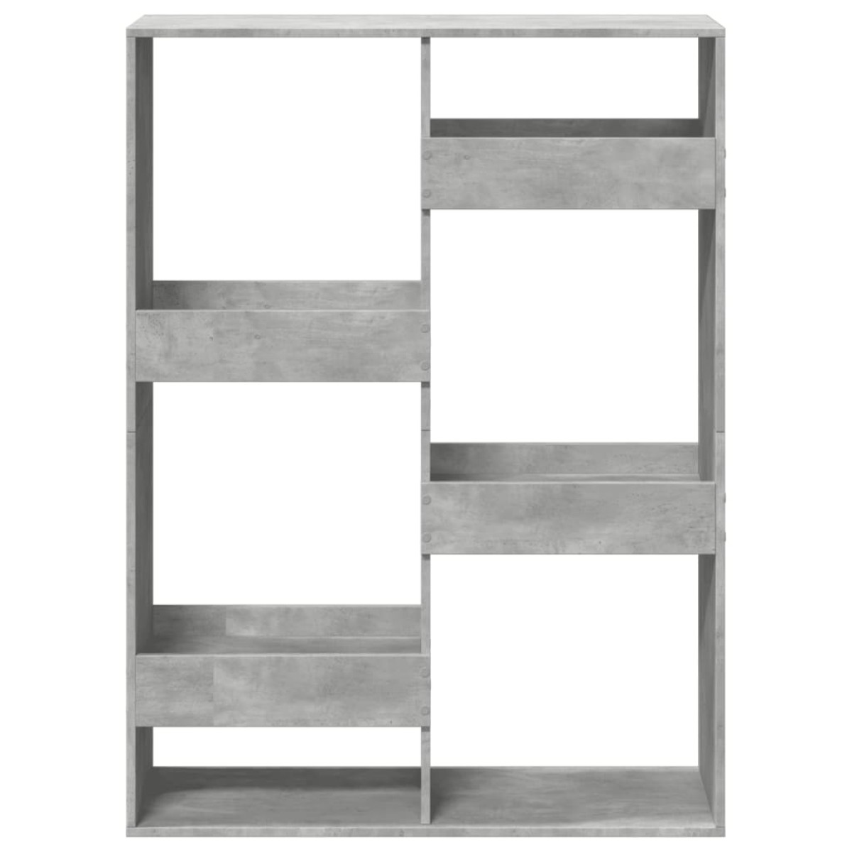 vidaXL Βιβλιοθήκη/Διαχωριστικό Χώρου Γκρι 100x33x135 εκ. Επεξ. Ξύλο