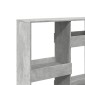 vidaXL Βιβλιοθήκη/Διαχωριστικό Χώρου Γκρι 100x33x135 εκ. Επεξ. Ξύλο