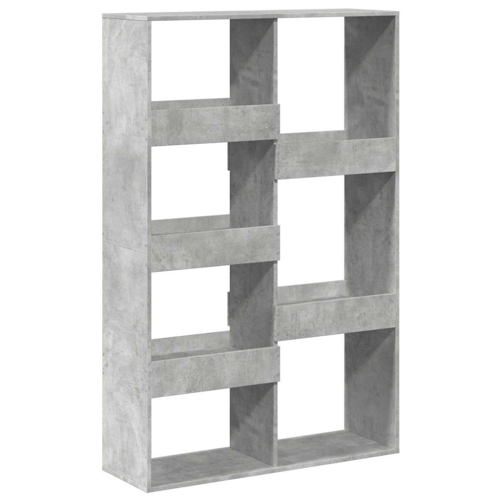 vidaXL Βιβλιοθήκη/Διαχωριστικό Χώρου Γκρι 100x33x155,5 εκ. Επεξ. Ξύλο
