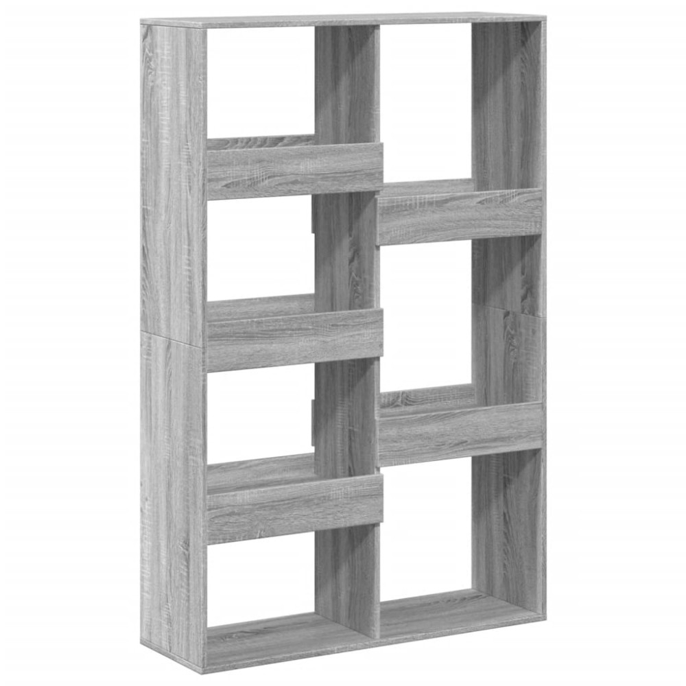 vidaXL Βιβλιοθήκη/Διαχωριστικό Χώρου Γκρι 100x33x155,5 εκ. Επεξ. Ξύλο