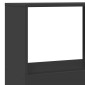 vidaXL Βιβλιοθήκη/Διαχωριστικό Χώρου Μαύρη 100x33x175 εκ. Επεξ. Ξύλο