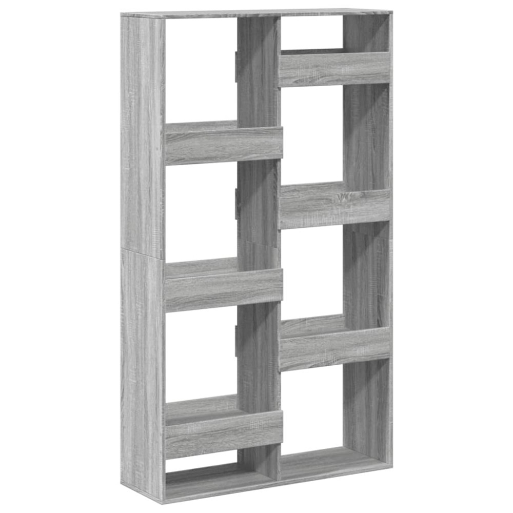 vidaXL Βιβλιοθήκη/Διαχωριστικό Χώρου Γκρι 100x33x175 εκ. Επεξ. Ξύλο