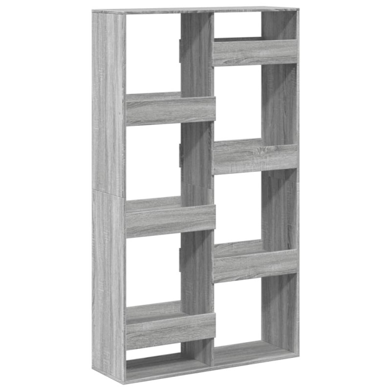 vidaXL Βιβλιοθήκη/Διαχωριστικό Χώρου Γκρι 100x33x175 εκ. Επεξ. Ξύλο