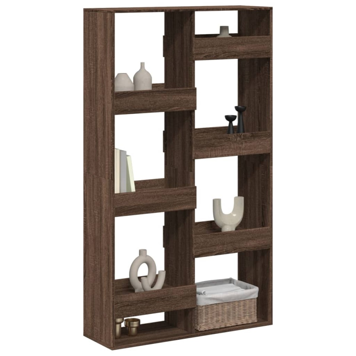 vidaXL Βιβλιοθήκη/Διαχωριστικό Χώρου Δρυς 100x33x175 εκ. Επεξ. Ξύλο