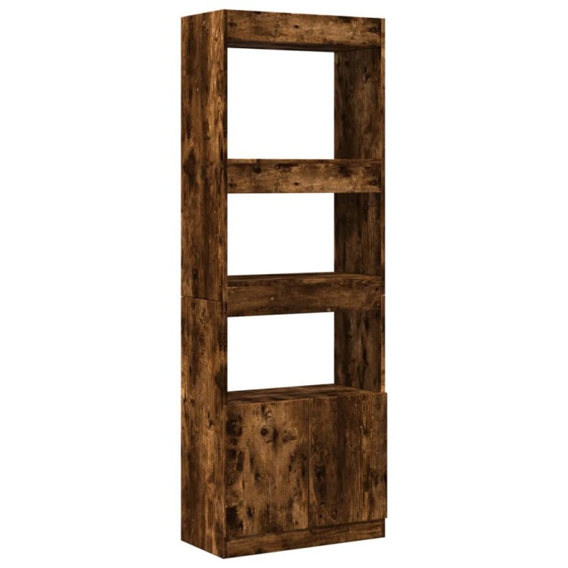 vidaXL Ντουλάπι Καπνιστή Δρυς 63x33x180 εκ. από Επεξεργασμένο Ξύλο