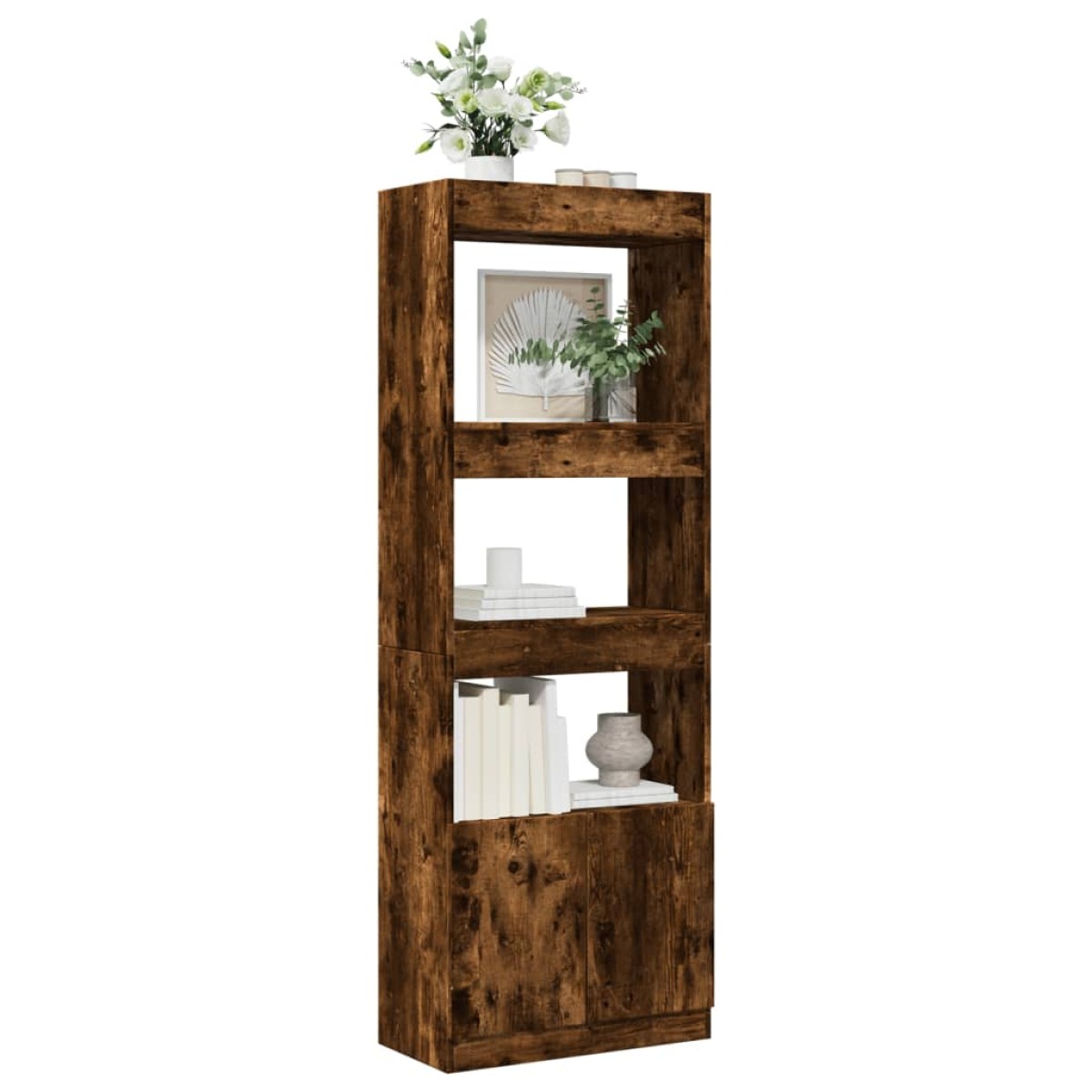 vidaXL Ντουλάπι Καπνιστή Δρυς 63x33x180 εκ. από Επεξεργασμένο Ξύλο