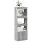 vidaXL Ντουλάπι Γκρι Sonoma 63x33x180 εκ. από Επεξεργασμένο Ξύλο