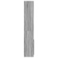 vidaXL Ντουλάπι Γκρι Sonoma 63x33x180 εκ. από Επεξεργασμένο Ξύλο