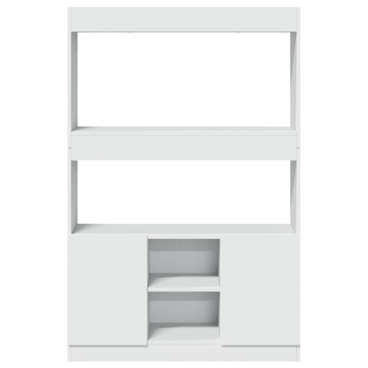 vidaXL Ντουλάπι Λευκό 92x33x140 εκ. από Επεξεργασμένο Ξύλο