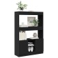 vidaXL Ντουλάπι Μαύρο 92x33x140 εκ. από Επεξεργασμένο Ξύλο
