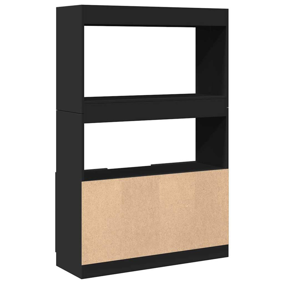 vidaXL Ντουλάπι Μαύρο 92x33x140 εκ. από Επεξεργασμένο Ξύλο