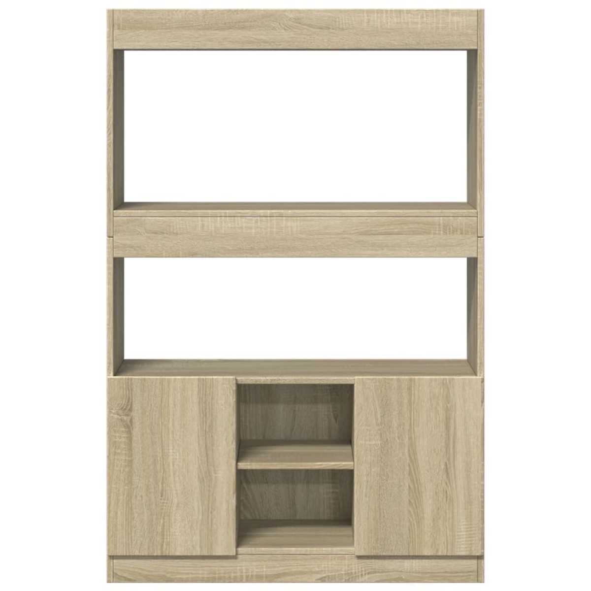 vidaXL Ντουλάπι Sonoma δρυς 92x33x140 εκ. από Επεξεργασμένο Ξύλο