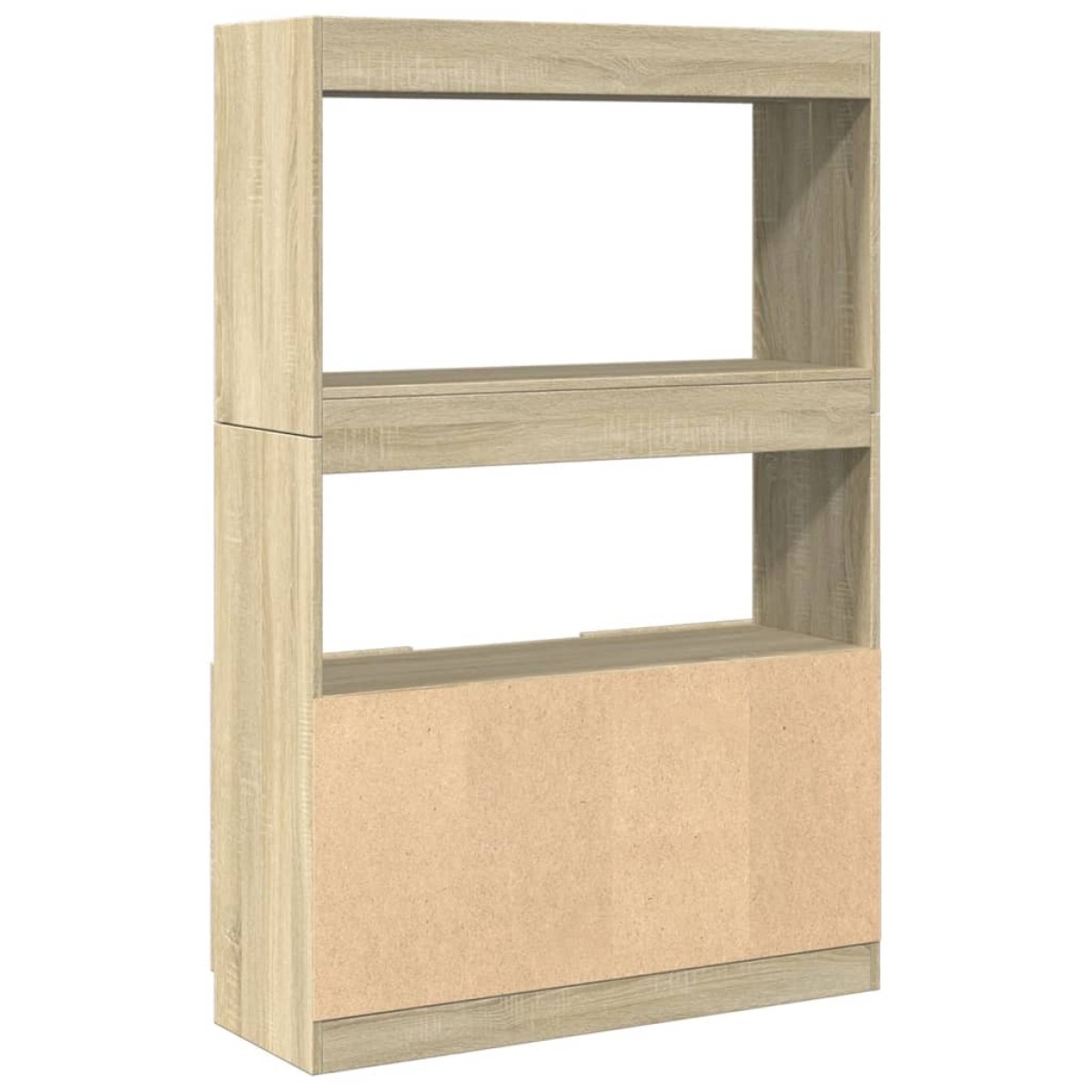 vidaXL Ντουλάπι Sonoma δρυς 92x33x140 εκ. από Επεξεργασμένο Ξύλο
