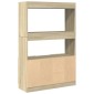 vidaXL Ντουλάπι Sonoma δρυς 92x33x140 εκ. από Επεξεργασμένο Ξύλο