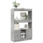 vidaXL Ντουλάπι Γκρι Σκυρ. 92x33x140 εκ. από Επεξεργασμένο Ξύλο
