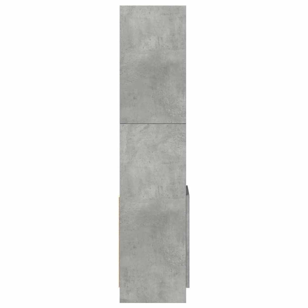vidaXL Ντουλάπι Γκρι Σκυρ. 92x33x140 εκ. από Επεξεργασμένο Ξύλο