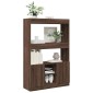 vidaXL Ντουλάπι Καφέ Δρυς 92x33x140 εκ. από Επεξεργασμένο Ξύλο