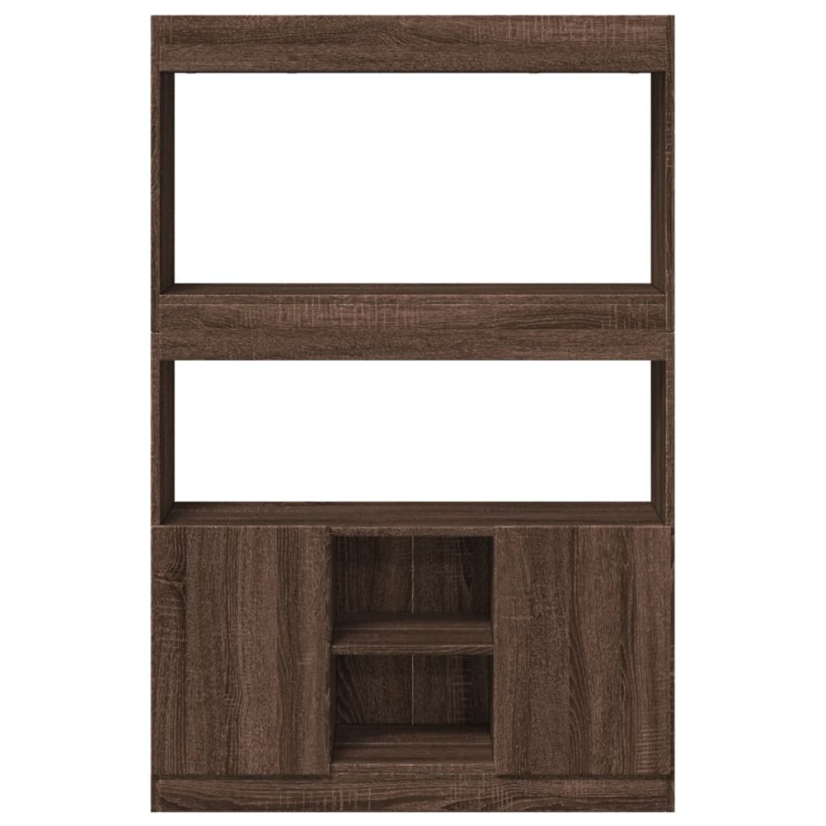vidaXL Ντουλάπι Καφέ Δρυς 92x33x140 εκ. από Επεξεργασμένο Ξύλο