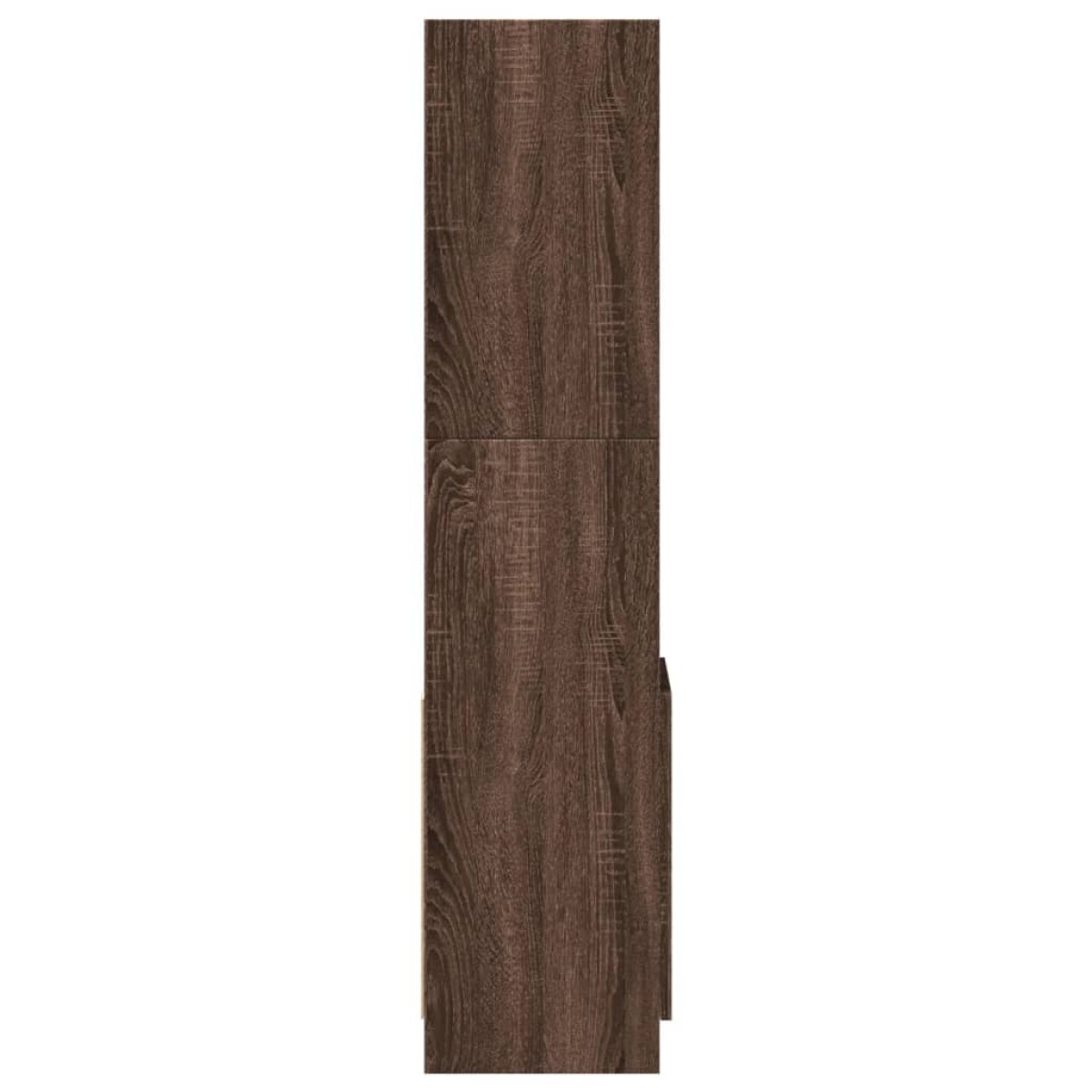 vidaXL Ντουλάπι Καφέ Δρυς 92x33x140 εκ. από Επεξεργασμένο Ξύλο