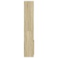 vidaXL Ντουλάπι Sonoma Δρυς 92x33x180εκ. από Επεξεργασμένο Ξύλο
