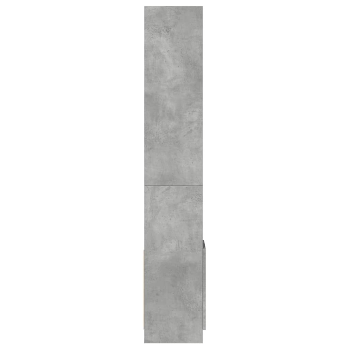 vidaXL Ντουλάπι Γκρι Σκυροδέματος 92x33x180 εκ. από Επεξεργασμένο Ξύλο