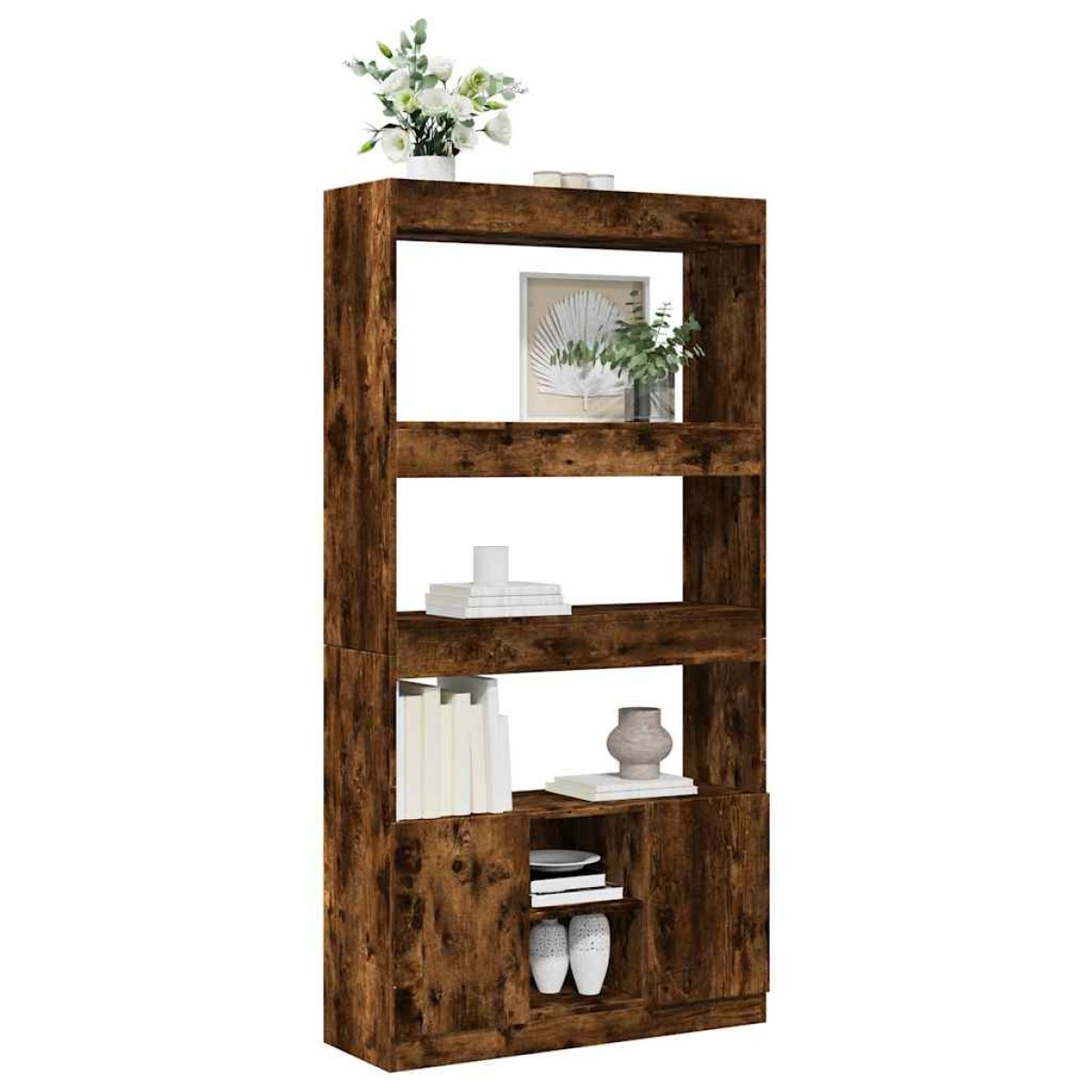 vidaXL Ντουλάπι Καπνιστή Δρυς 92x33x180εκ. από Επεξεργασμένο Ξύλο
