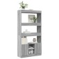 vidaXL Ντουλάπι Γκρι Sonoma 92x33x180εκ. από Επεξεργασμένο Ξύλο