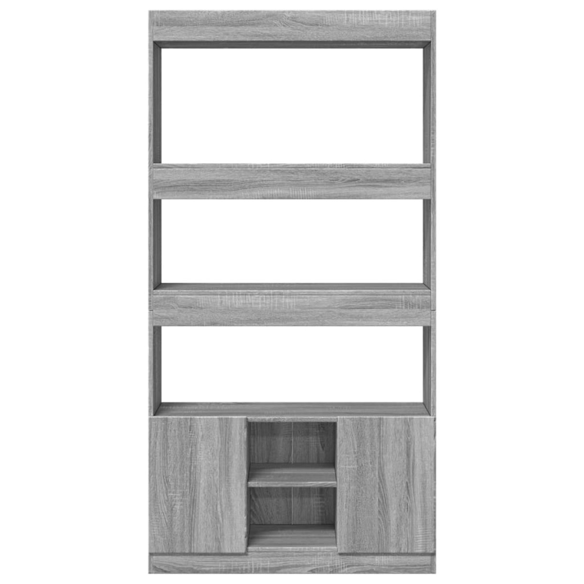 vidaXL Ντουλάπι Γκρι Sonoma 92x33x180εκ. από Επεξεργασμένο Ξύλο